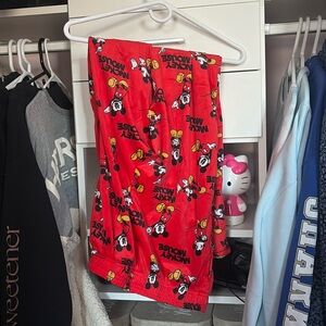 Mickey Mouse Pajama Pants Large